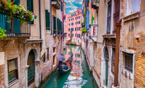 A canal in Venice